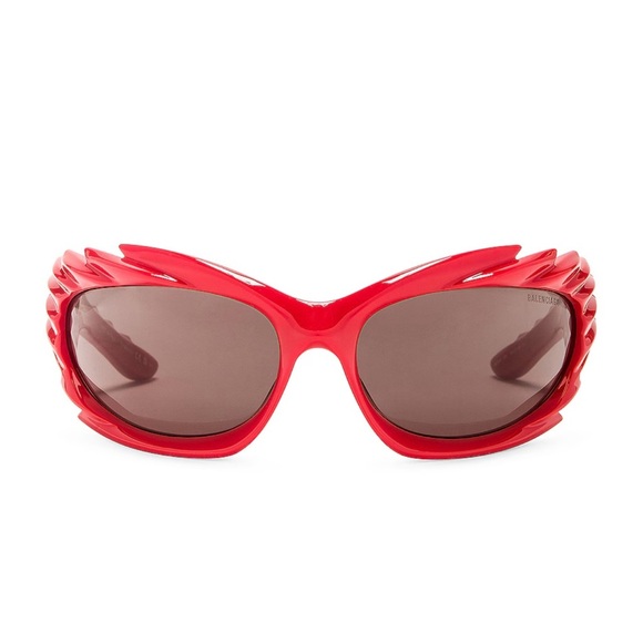 NWOT Balenciaga Spike Sunglasses in Red - Picture 1 of 8